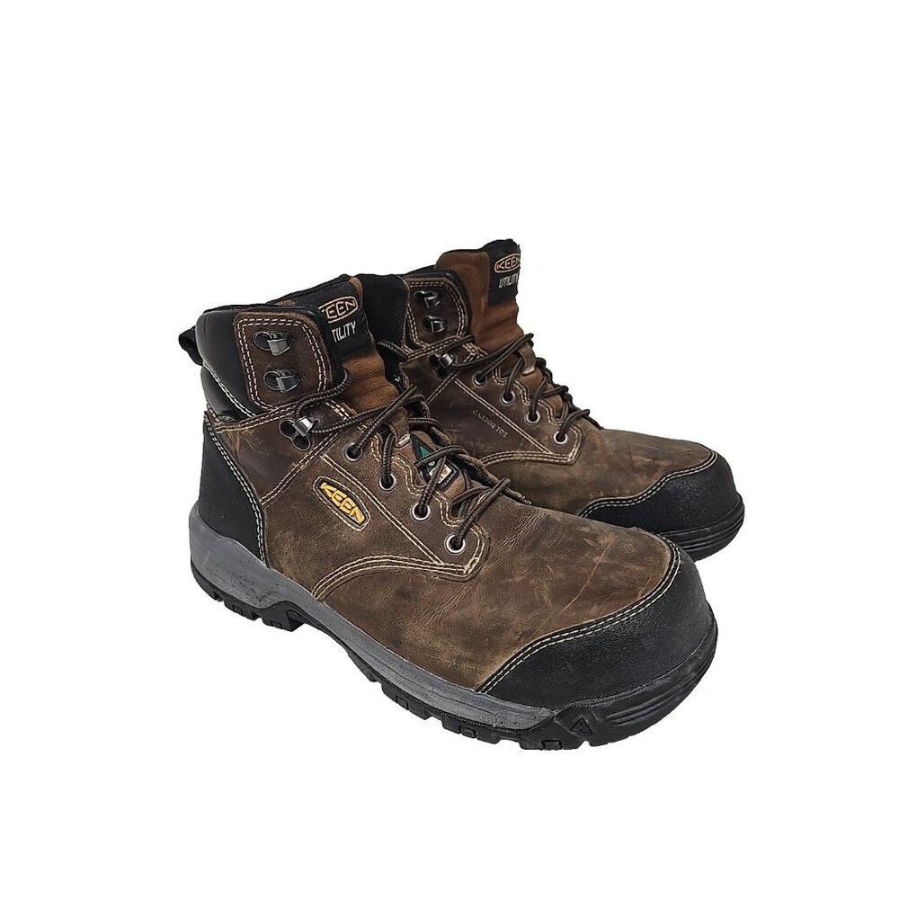Keen Men's 1029855 Evanston 6 Inch Composite Toe Waterproof Work Boot 10.5EE